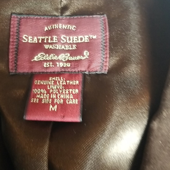 Eddie Bauer Suede Jacket - Picture 3 of 9